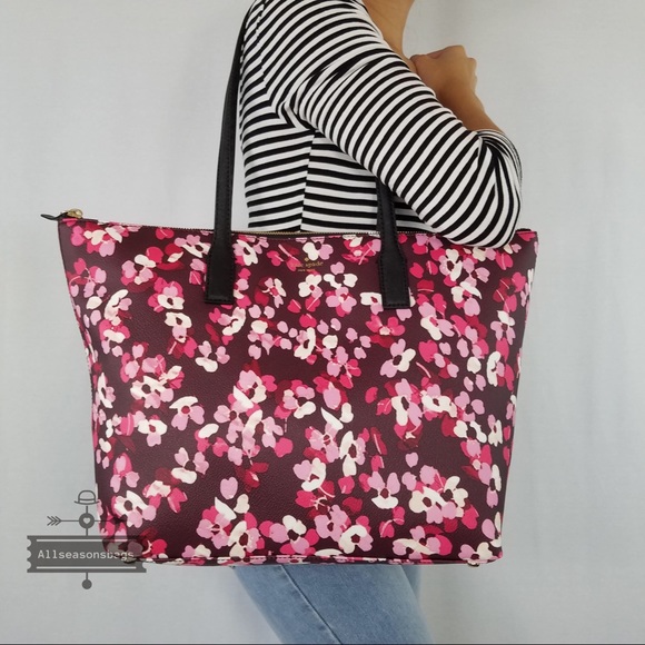 kate spade Handbags - Kate Spade Nyssa Lane Cherry Floral Tote NWT Bag